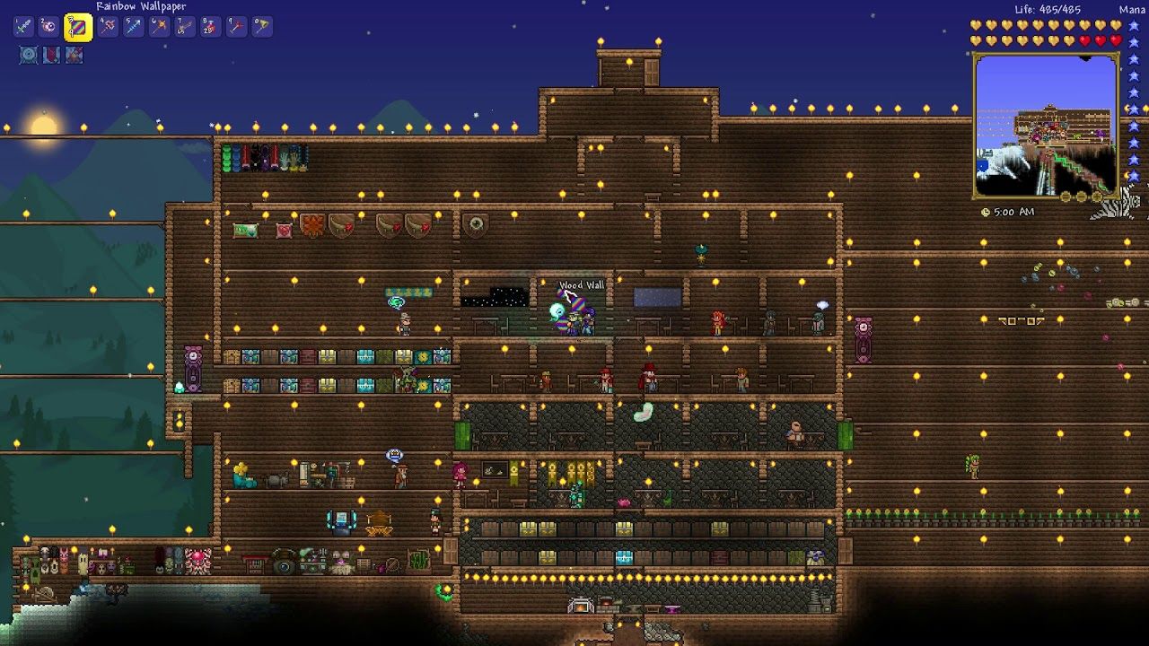 1280x720 How to get Rainbow Wallpaper - Terraria