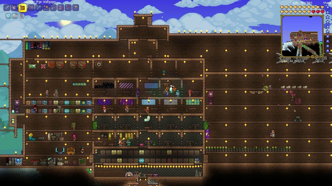 1280x720 How to get Copper Pipe Wallpaper - Terraria