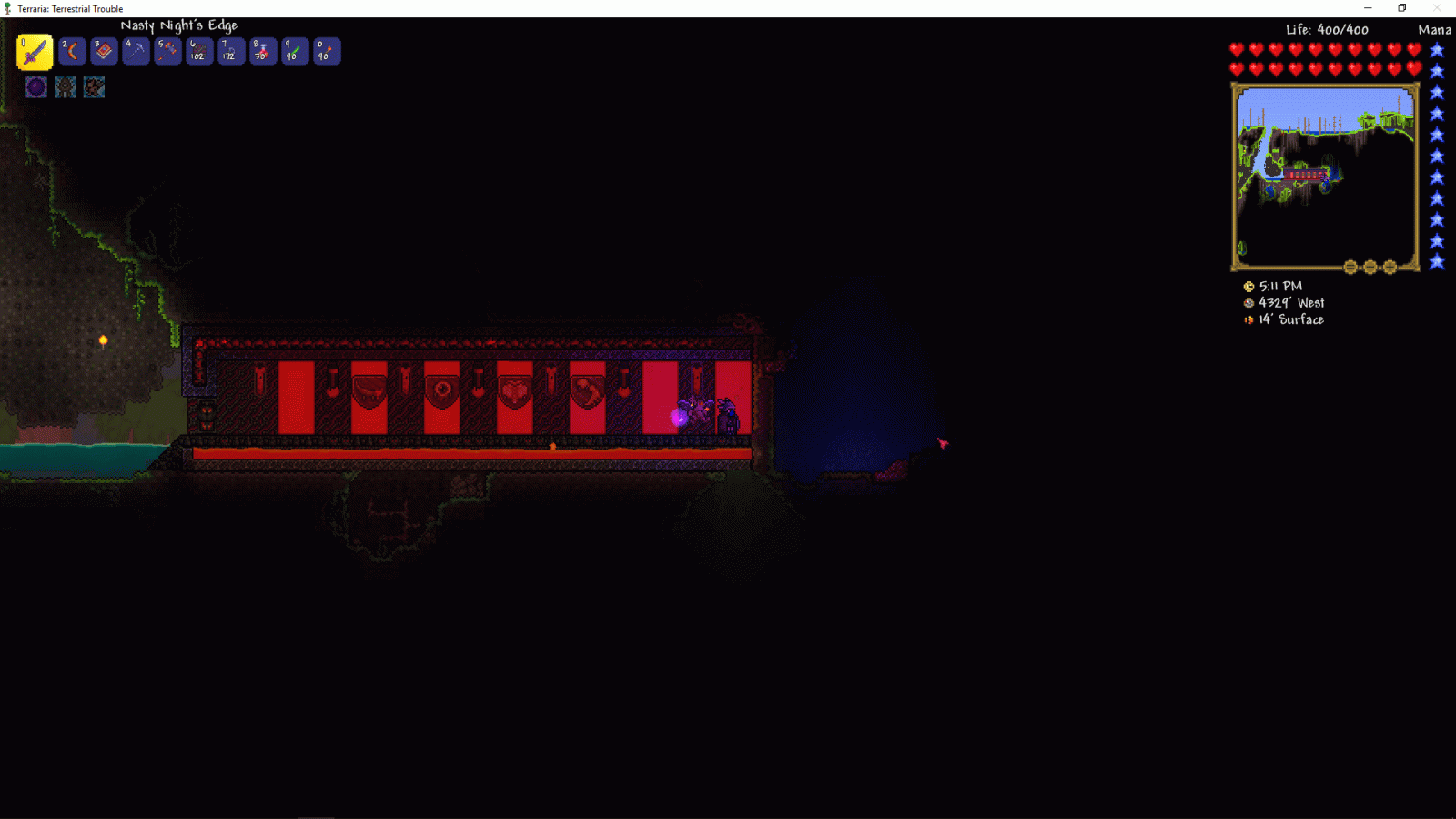 1920x1080 Started work a new, Pre-hardmode base... Guess I need to fight the