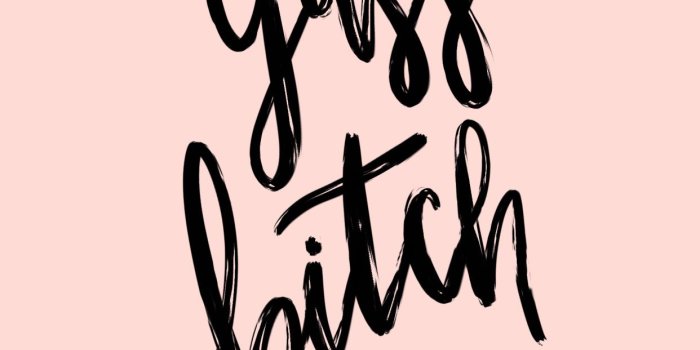 1242x2208 Free iPhone Wallpaper quote, yass bitch | CB Designs // Free iPhone
