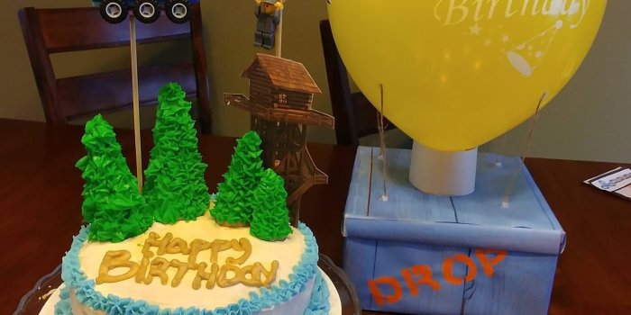 2080x4160 My wife surprised me with a Fortnite cake for my 28th birthday, and