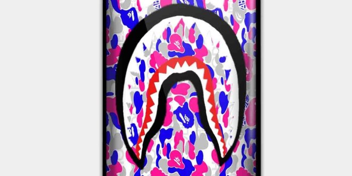 1200x1200 Amazon.com: Bape Shark Camo Logo Bathing Ape Wallpapers Camou Flag