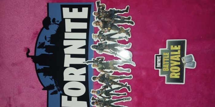 1600x1200 Fortnite Birthday Cake Topper set