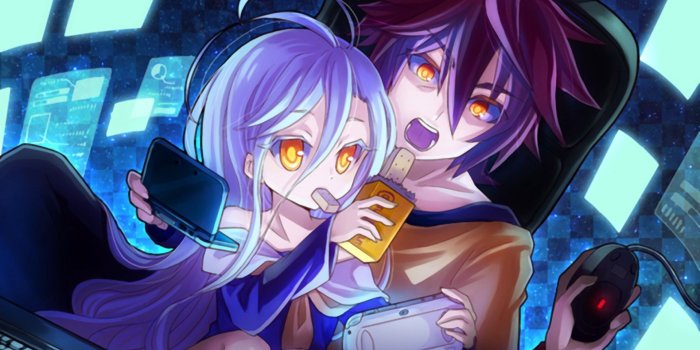 1920x1080 No Game No Life, Sora (No Game No Life), Shiro (No Game No Life