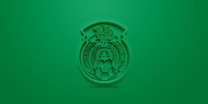 2560x1600 Download wallpapers Mexico national football team, creative 3D logo