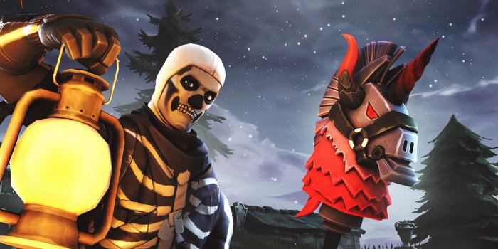 3840x1440 Fortnite - skull trooper HD wallpaper download