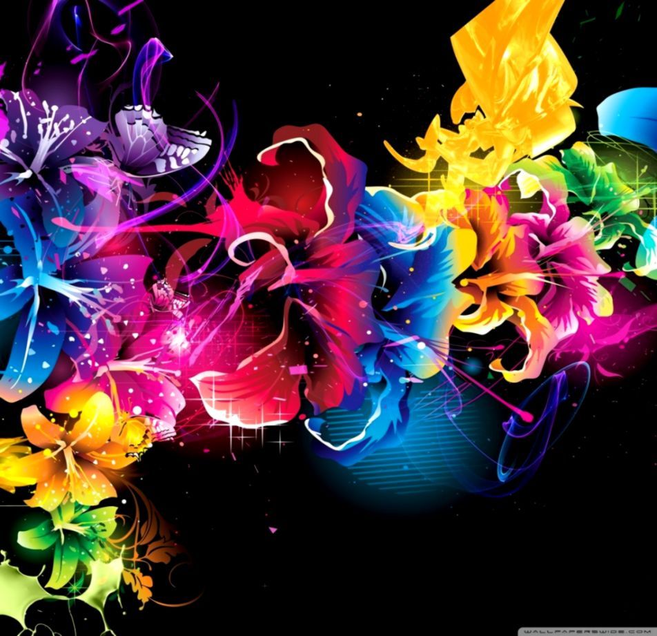 952x921 Colourfull Flower Wallpaper | Wallpapers Collection