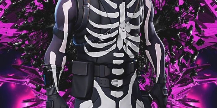 768x1024 Free download 1920x1080 HD Wallpaper of Skull Trooper Fortnite