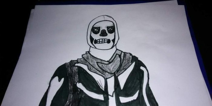 1024x768 MY SKUll TROOPER DRAWING | Fortnite: Battle Royale Armory Amino