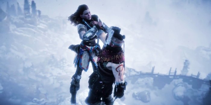 1920x1080 Horizon Zero Dawn Fighting Wallpaper 00527 - Baltana