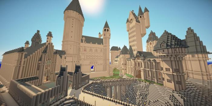 1599x848 Harry Potter Hogwarts in Minecraft (not the whole things... the
