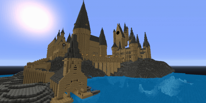 1280x670 minecraft hogwarts - Google Search | MINECRAFT BUILDS | Harry potter