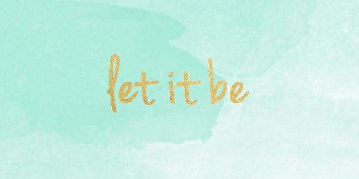 1080x1920 let it be | iPhone Wallpapers | Watercolor wallpaper iphone, Blue
