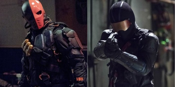 1366x768 Deathstroke And Vigilante Return In New Arrow Photos