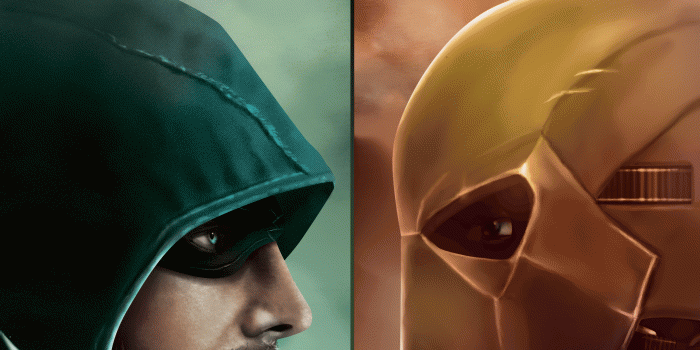 3300x5100 Indominus Rex VS Green Arrow & Deathstroke (CW) - Battles - Comic Vine