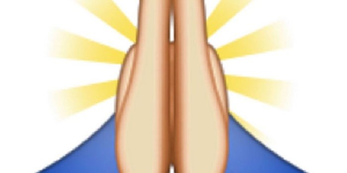 1400x1400 Mind Blowing: Praying Hands Emoji Is Dunzo - Racked