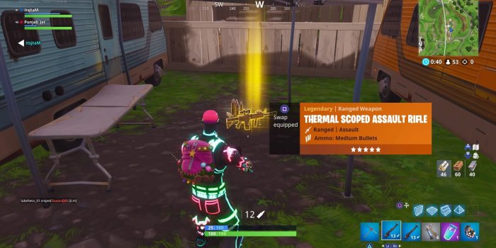 1920x1080 Fortnite Gold Thermal Gun Wallpaper 64470 1920x1080px