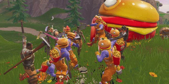 1920x1080 From the Durr Burger memorial earlier today : FortNiteBR