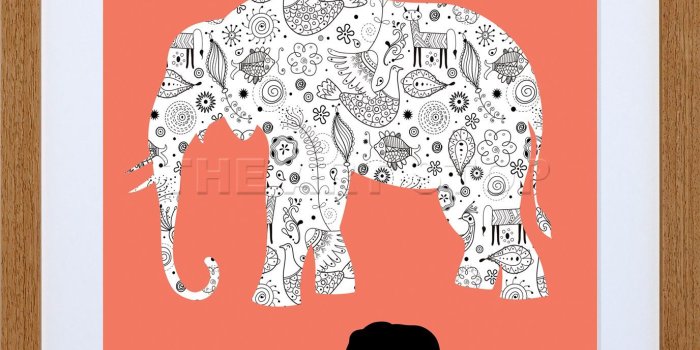 1376x1800 Elephant Print Vector at GetDrawings.com | Free for personal use