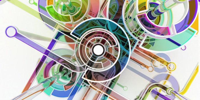 1500x1000 Digital Art, Abstract, Circle, Colorful, 3d, Lines, - 3d Abstract