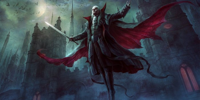 1920x1136 Fantasy Vampire Fantasy Sword Dark White Hair Wallpaper | Vampires