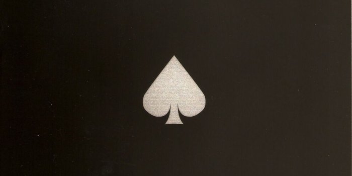 972x1280 Ace of spades classic &/or contemporary photogram/rayograph
