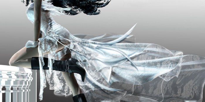 1280x1280 3D Anime Girl ❤ 4K HD Desktop Wallpaper for 4K Ultra HD TV • Tablet