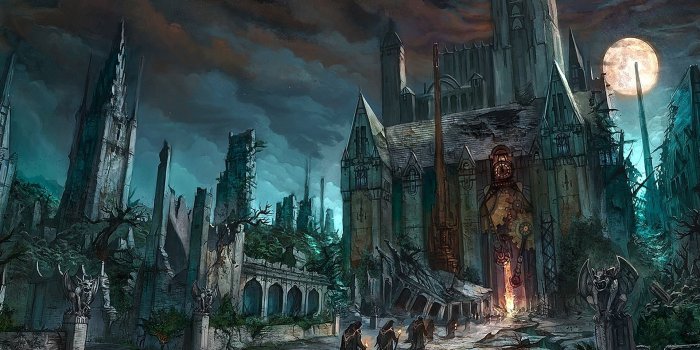 1920x1080 Dark castle wallpaper - SF Wallpaper