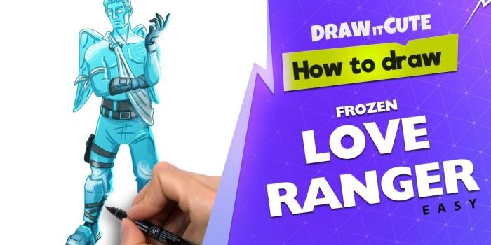 1280x720 Free download How to draw Frozen Love Ranger easy Fortnite Season 7