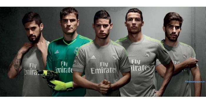 1280x720 Free download Real Madrid CF 2015 2016 Adidas Away Kit wallpapers