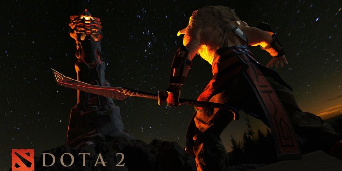 1920x1080 Download wallpaper 1920x1080 juggernaut, dota 2, 3d render hd background