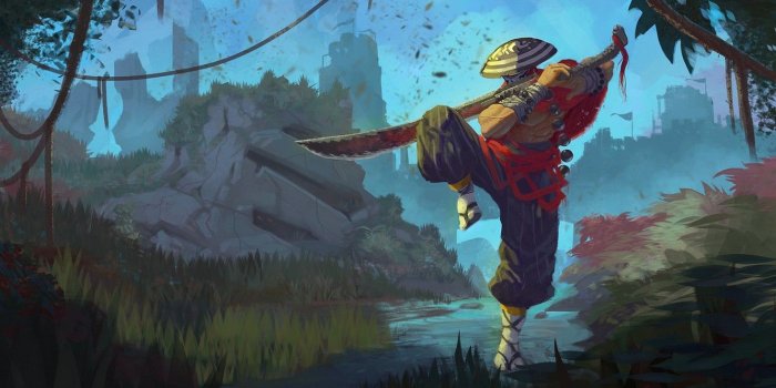 1332x850 Wallpaper sword, warrior, sword, DotA 2, warrior, juggernaut, dota 2