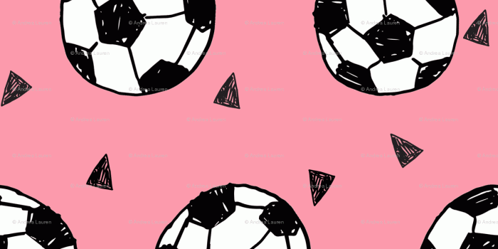 1200x1200 soccer fabric // soccer football fabric pink girls sports fabric