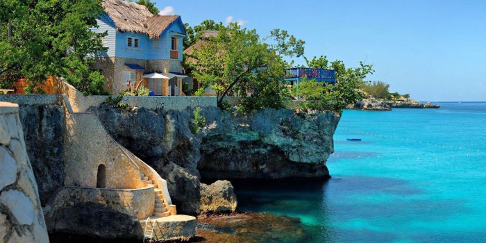 1920x1200 Free download Coastal house in Negril Jamaica wallpaper Beach