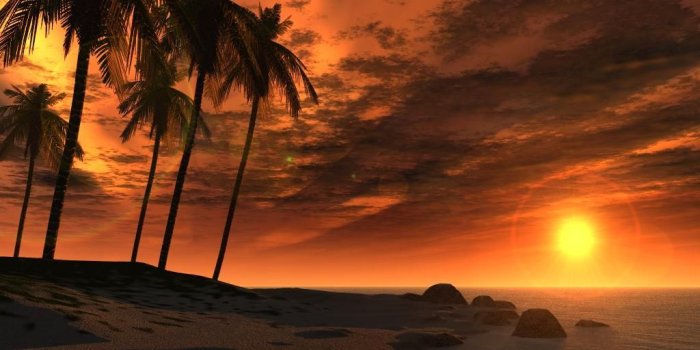 1024x768 Lamenik: Jamaica beach wallpaper