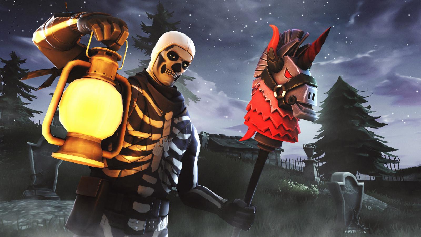 3840x2160 Skull Trooper Skin Fortnite Season 6 #4334 Wallpapers and Free Stock