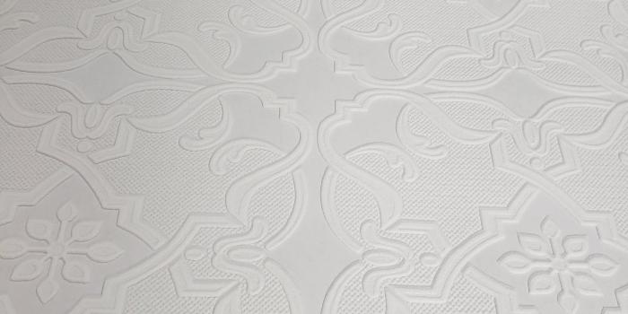 3024x3024 WM01067101 Anaglypta Paintable White Heavy Textured Contemporary 3D  Wallpaper