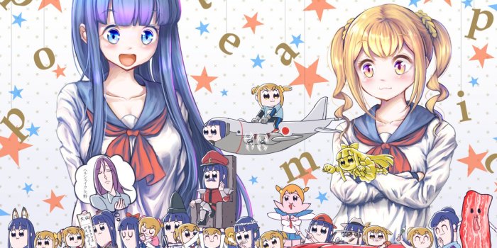 1600x1200 Download 1600x1200 Wallpaper Popuko, Pipimi, Pop Team Epic, Anime