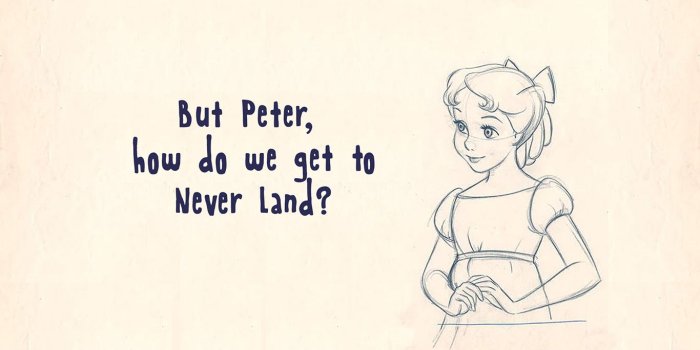 1366x768 Wendy Darling Peter Pan Disney White Drawing Sketch HD wallpaper