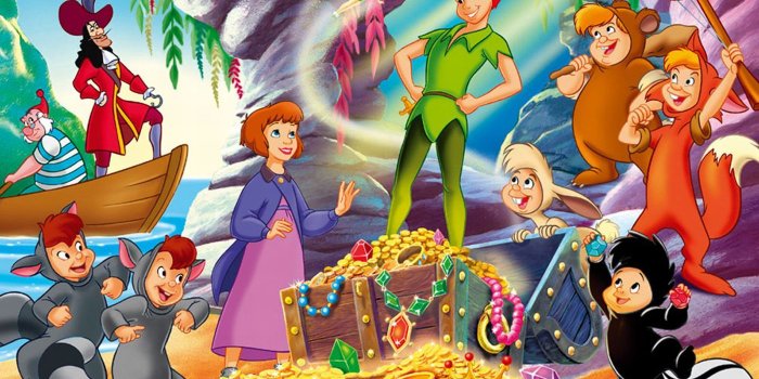 1400x1042 Peter Pan Maze Kids Online Game