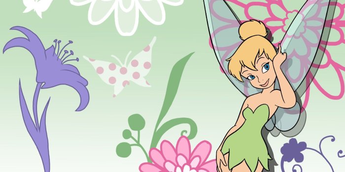 1840x1280 Peter Pan and Tinker Bell Wallpaper | Disneyclips.com