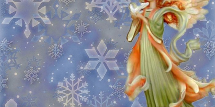 1024x768 8615 christmas angel desktop wallpaper