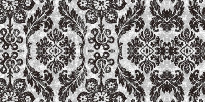 1000x1000 HaokHome Vintage Floral Damask Peel and Stick Wallpaper diamond  Black/Mushroom Self Adhesive living room Bedroom home decor