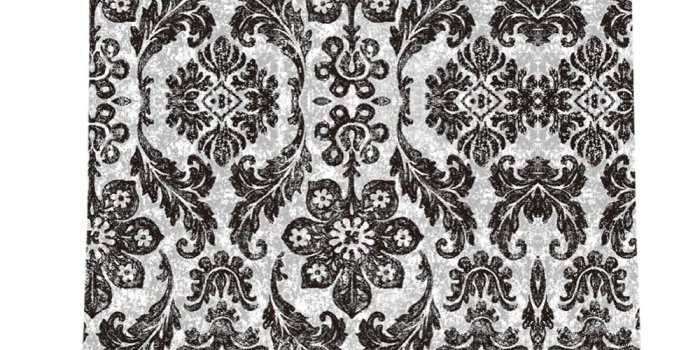 1000x1044 US $19.9 |Haokhome Vintage Damask Peel and Stick Wallpaper Black/Mushroom  Self Adhesive Contact Paper-in Wallpapers from Home Improvement on