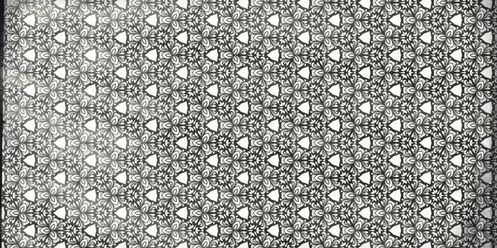 8000x4500 Black and White Vintage Seamless Ornamental Pattern Wallpaper