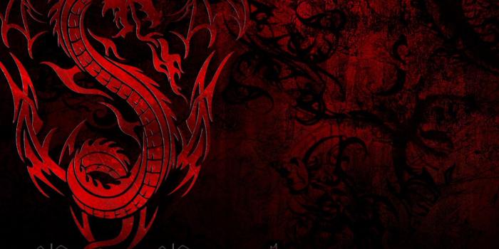 1920x1080 Red and Black Wallpaper Tribal Dragon - Wallpapers Browse