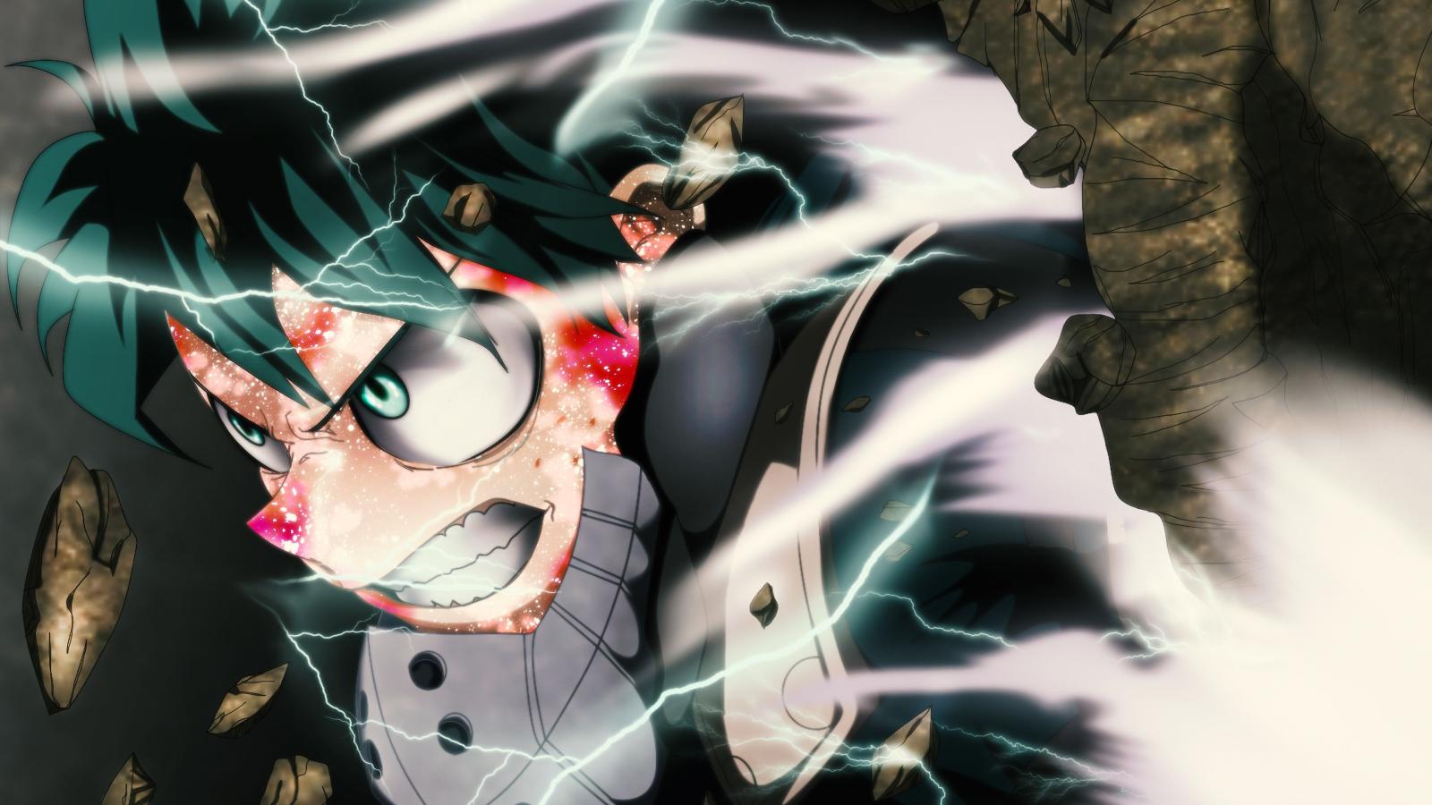 3840x2160 Izuku Midoriya, One For All Full Cowling, My Hero Academia, Boku no
