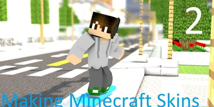 1280x720 Making Minecraft Skins 2: Grey Hoodie Boy with Headphones