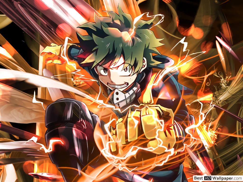 1024x768 My Hero Academia - Izuku Midoriya Full Cowl HD wallpaper download