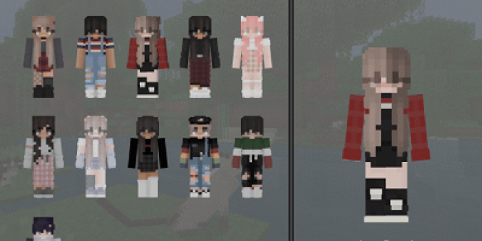 1024x768 Trending Boys And Girls SkinPack | Minecraft PE Skins